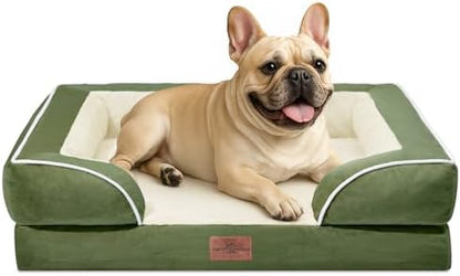 Comfort Expression Orthopedic Dog Bed for Medium Size Dog with Bolster