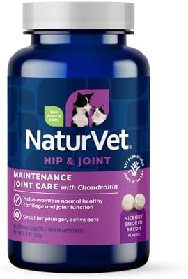 NaturVet Maintenance Hip & Joint Care with Chondroitin, Dogs & Cats, 60ct