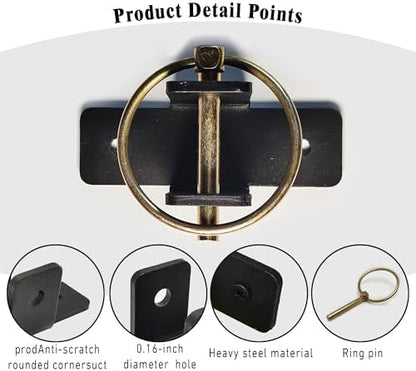 Quick-Release Bucket Hooks, 4-Pack Heavy Duty Bucket Holder Set