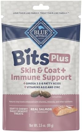 Blue Buffalo Bits Plus Salmon Dog Treats, 3.5 oz
