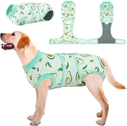 Kuoser Recovery Suit for Dogs Cats, Soft Dog Surgery Suit Female Male Spay