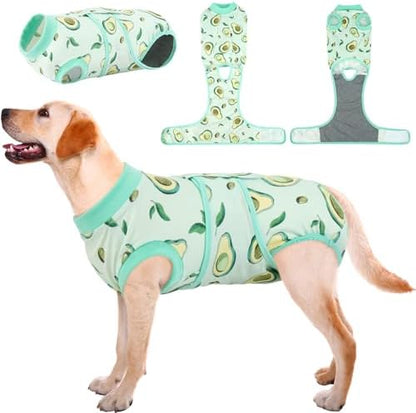 Kuoser Recovery Suit for Dogs Cats, Soft Dog Surgery Suit Female Male Spay