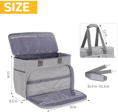 Dog Cat Grooming Bag for Vacuum,Scissors,Dog Grooming Kit Supplies