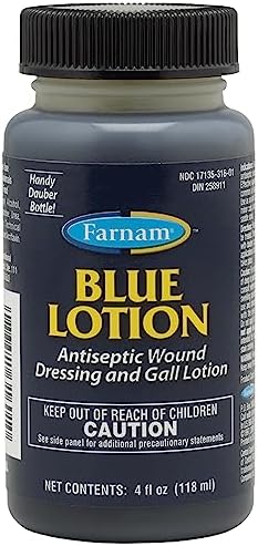 Farnam Blue Lotion Antiseptic Wound Dressing and Gall Lotion, 4 oz