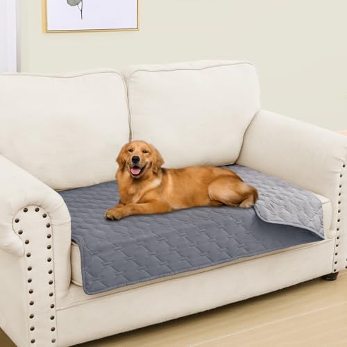 Smiry Waterproof Dog Bed Cover Blanket, Reversible Pet Blanket