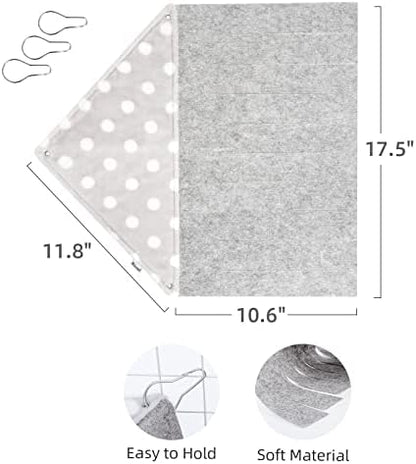 Niteangel Fleece Forest Corner Curtain Hideout Fun Hiding Spot for Ferrets Chinchillas Hedgehogs Dwarf Rabbits Guinea Pigs Syrian Hamster Rats (Gray)
