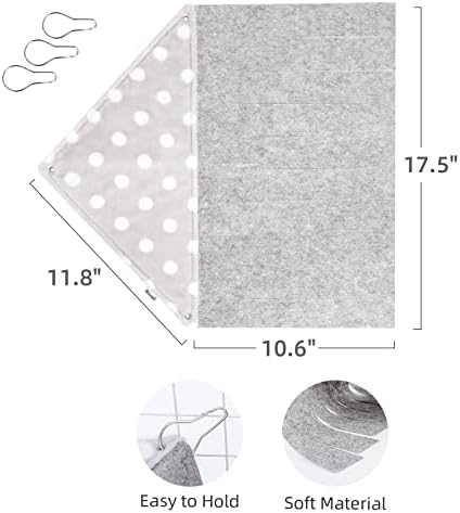Niteangel Fleece Forest Corner Curtain Hideout Fun Hiding Spot for Ferrets Chinchillas Hedgehogs Dwarf Rabbits Guinea Pigs Syrian Hamster Rats (Gray)