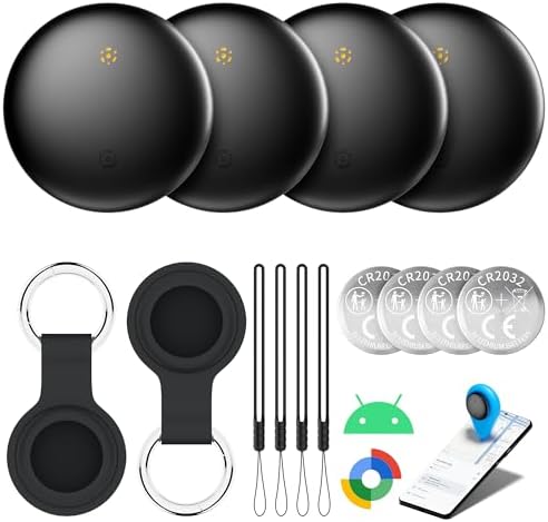 Bluetooth Tracker 4-Pack Smart Tag for Android & Samsung