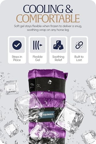 Equinavia Cool Relief Therapy Equine Ice Boots for Horses-Gel Cooling Wraps
