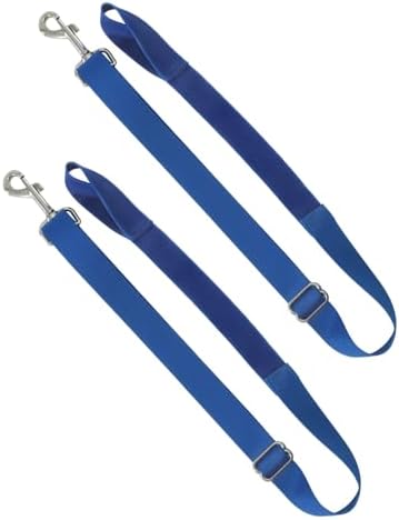 Harrison Howard Half Elastic Horse Blanket Leg Straps Replacement, Adjustable Leg Straps with Controlled Stretch for Heavy Blankets, Secure Fit for Turnout, Stable & Transport Royal Blue Full Large