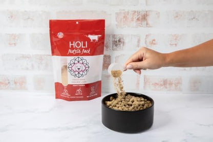 HOLI Beef Liver Powder Dog Food Topper – Freeze Dried Beef Liver Dog Topper for Dry Food – Single Ingredient, Human-Grade Meal Topper for Picky Dogs – Grain Free & All Natural - 2oz
