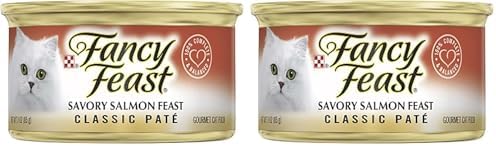 Fancy Feast Gourmet Salmon Feast Cat Food, 3 oz (Pack of 2)