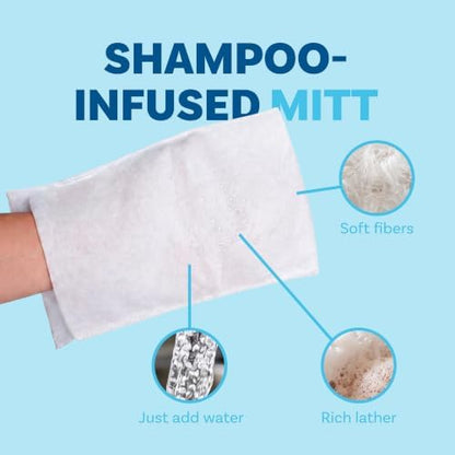 ScrubbyPet No Rinse Pet Wipes- Use Pet Bathing, Pet Grooming Pet Washing, Simple to Use,Just Lather, Wipe, Dry. Excellent Sensitive Skin. The Ideal Pet Wipes Bathing Your Pet Dog Cat.