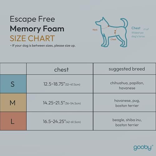 Gooby Escape Free Memory Foam Dog Harness, Step-in, Purple, Small