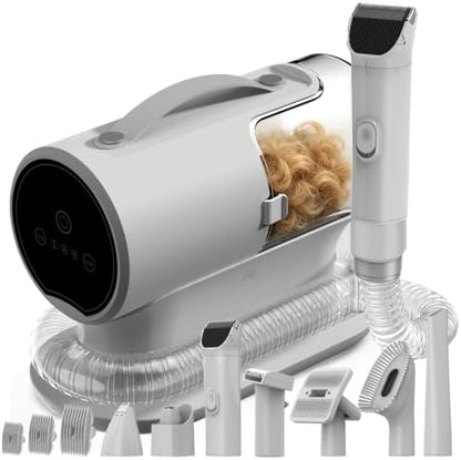 Dog Grooming Vacuum Kit, Pet Hair Vacuum for Shedding