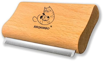 Premium Deshedding Dog Brush,Pet Deshedding Brush,Professional Cat Deshedding Brush for Grooming,Wooden Pet Grooming Combs for Short and Long Hair,Deshedder Shedding Tool.