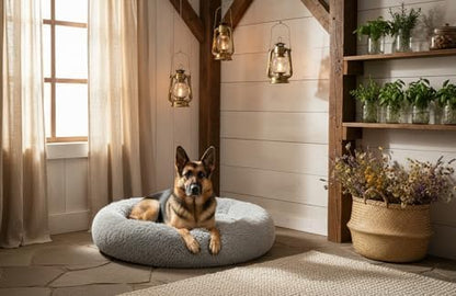 The Dog’s Bed Calming Donut Dog Bed, with Removable Zip Cover
