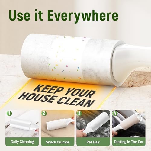 Lint Roller Refills for Pet Hair, 600 Sheets, Standard Size