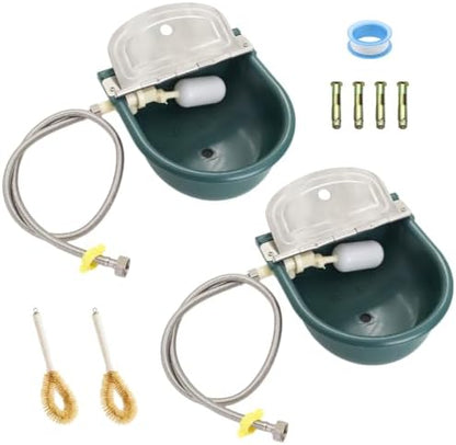 2 Set Automatic Water Bowl, Livestock Waterer for Cattle Dog Goat Sheep