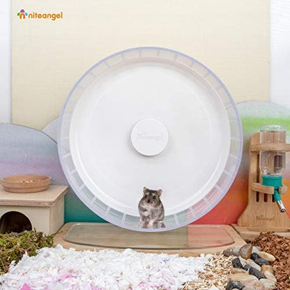 Niteangel Super-Silent Hamster Exercise Wheels: Quiet 11 inch Running Wheel