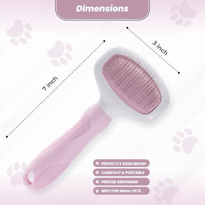 Slicker Brush for Grooming - Slicker Brush for Dogs and Cats can act as Deshedding Pet Tool for Healthy Coat Maintenance and Suitable for Short and Long Haired Dogs and Cats