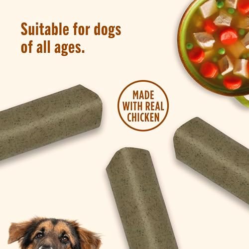 Nutrish Soup Bones Chicken Dog Chews, 12.6 oz. Bag (6 Treats) (Rachael Ray)