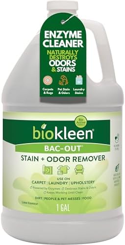 Biokleen Bac Out Enzyme Cleaner, Stain & Pet Odor Eliminator, Lime Scent