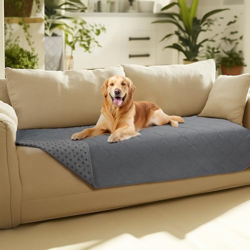 Luciphia Waterproof Couch Cover for Dogs, Non-Slip Pet Sofa Protector
