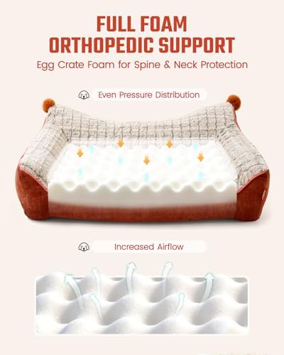 Orthopedic Dog Beds Couch Small Medium Sized Dogs, 30" L