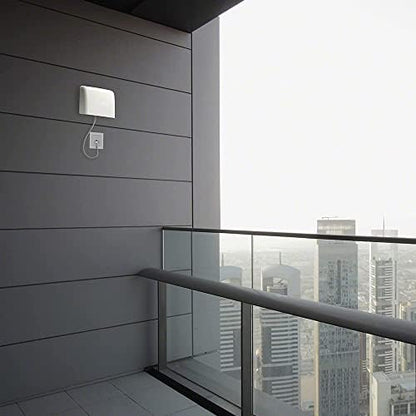 AirVisual Outdoor – Outdoor Air Quality Monitor, Detects PM1, PM2.5, PM10, Optional CO2, Temperature, Humidity, Pressure, Modular Sensor Design, Wi-Fi, LAN, German Made