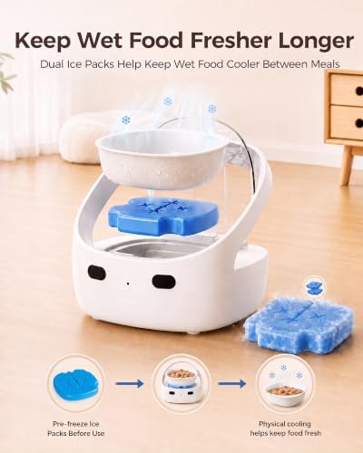 RFID Collar Cat Feeder for Multi-Cat Homes, Helps Reduce Stealing