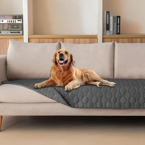 gogobunny Waterproof Dog Blanket, Couch Covers for Sofa, Reusable Pee Pads