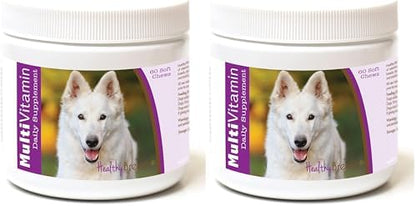 Healthy Breeds German Shepherd Multi-Vitamin Soft Chews 60 Count (Pack of 2)