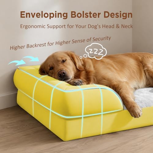 Comfort Expression Waterproof Orthopedic Dog Bed for Extra Large Dogs