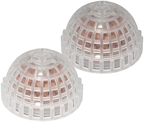 2pcs Plastic Aquarium Shrimp Fish Tank Media Moss Ball Holder Fish Tank Accessories Home Decoration 5x3cm, Transparent