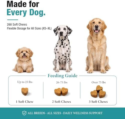 Dog Allergy Chews 130ct - Itch Relief Dog Allergy and Itching Skin Relief Anti Itch Aller Immune Bites for Dogs Licking Paws Treatment - Probiotics Vitamins for Itchy Skin, Ears & Yeast,Chicken Flavor