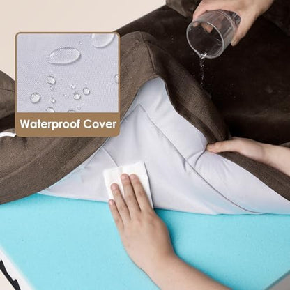 EHEYCIGA Orthopedic Dog Beds Large Sized Dog, Waterproof Washable Pet Bed