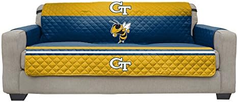 Pegasus Sports NCAA Microfiber Furniture Protector Cover with Elastic Straps