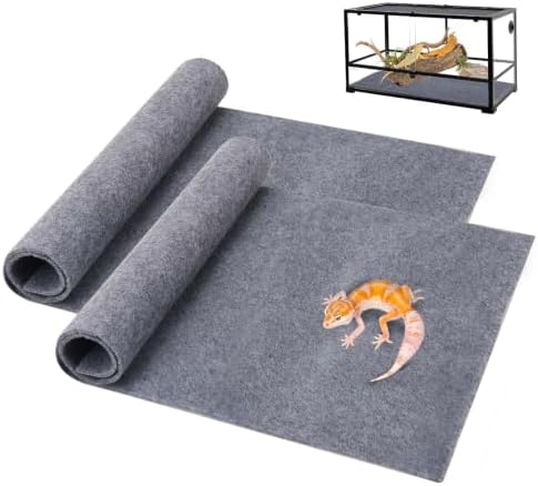 Reptile Carpet Terrarium Liner Reptile Terrarium Bedding Substrate Mat 50G