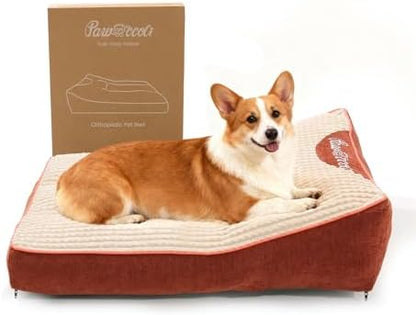 Washable Dog Bed with Removable Cover for Medium Size Dogs 30" L