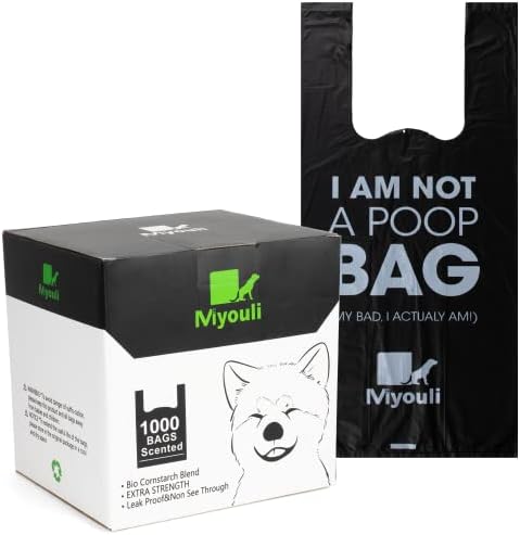 1000 Counts Extra Thick Dog Poop Bags With Handles