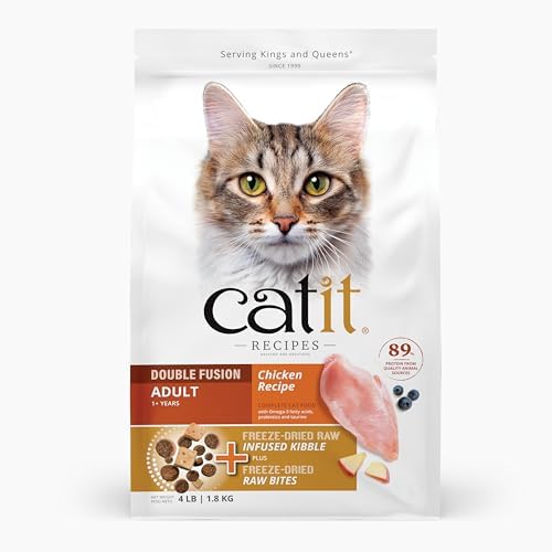 Catit Recipes Double Fusion Adult Cat Food - 4 lb