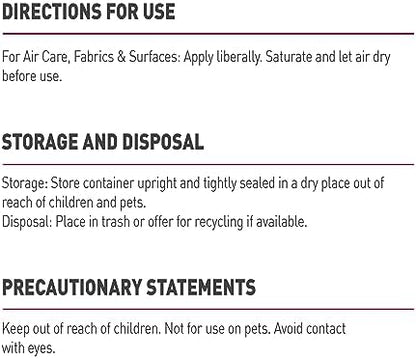 Nature's Miracle Air Care Spray for Air, Fabric & Surface, Aloe Rain, 24 oz