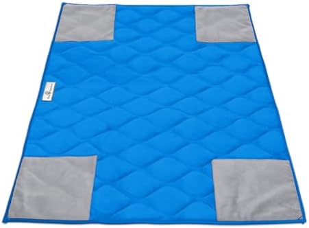 Paw Inspired PopCorner Washable Fleece Cage Liners, C&C 2x3, Blue