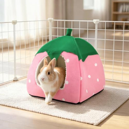 Guinea Pig Hideout Bed, Dwarf Rabbit House Cave