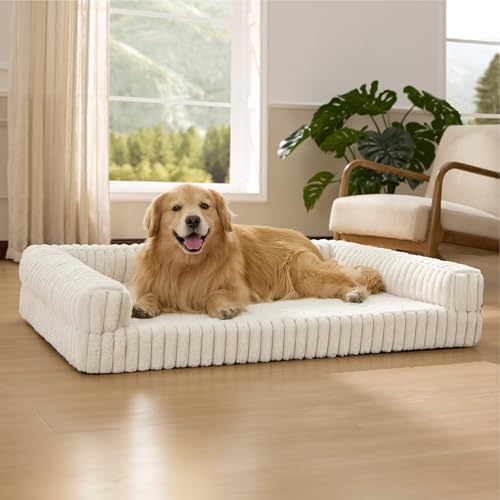Bedsure ComfyFleece™ Memory Foam Orthopedic XL Plus Dog Bed 48"
