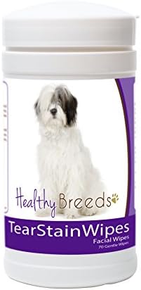 Healthy Breeds Old English Sheepdog Tear Stain Wipes 70 Count