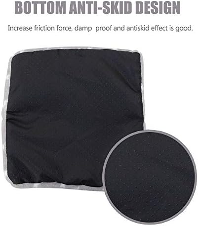 HOMEYA Small Animal Pet Bed, Sleeping House Habitat Nest for Guinea Pig Hamster Hedgehog Rat Chinchilla Hideout Bedding Snuggle Sack Cuddle Cup Cage Accessories with Removable Washable Mat- XL(Grey)