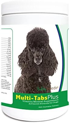Healthy Breeds Poodle Multi-Tabs Plus Chewable Tablets 365 Count