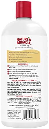 Nature's Miracle 2-in-1 Oatmeal Dog Shampoo & Conditioner, 32 oz